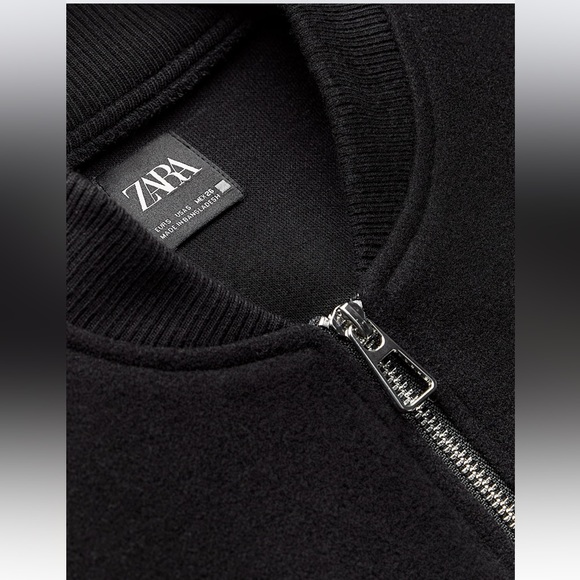 Grey Zara Bomber size s NWT - Picture 2 of 7